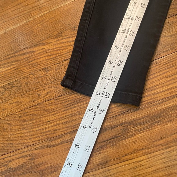 FRAME Le High Skinny Jeans Black Size 29 - Picture 5 of 10